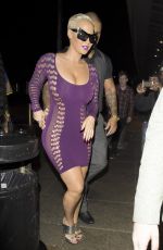AMBER ROSE Arrives at Wwonderworld Club in Milton Keynes