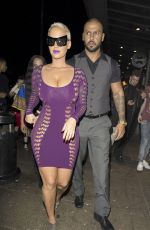 AMBER ROSE Arrives at Wwonderworld Club in Milton Keynes