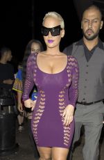 AMBER ROSE Arrives at Wwonderworld Club in Milton Keynes