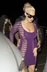 AMBER ROSE Arrives at Wwonderworld Club in Milton Keynes
