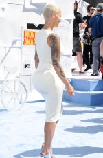 AMBER ROSE at 2015 MTV Movie Awards in Los Angeles