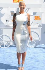 AMBER ROSE at 2015 MTV Movie Awards in Los Angeles