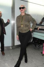 AMBER ROSE at Heathrow Airport in London 04/20/2015