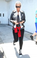AMBER ROSE at LAX Airport in Los Angeles 04/19/2015