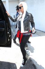 AMBER ROSE at LAX Airport in Los Angeles 04/19/2015