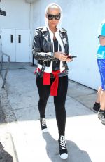 AMBER ROSE at LAX Airport in Los Angeles 04/19/2015