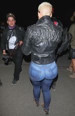 AMBER ROSE at Neon Carnival at Coachella Music Festival