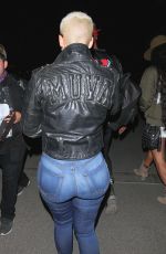 AMBER ROSE at Neon Carnival at Coachella Music Festival