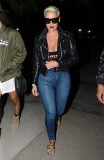 AMBER ROSE at Neon Carnival at Coachella Music Festival