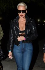 AMBER ROSE at Neon Carnival at Coachella Music Festival