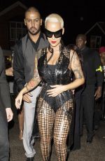 AMBER ROSE Night Out in London 04/25/2015