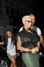 AMBER ROSE Out and About in London 04/21/2015