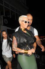 AMBER ROSE Out and About in London 04/21/2015