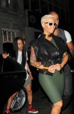AMBER ROSE Out and About in London 04/21/2015