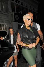 AMBER ROSE Out and About in London 04/21/2015