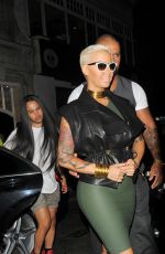 AMBER ROSE Out and About in London 04/21/2015