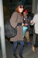 AMY ADAMS Arrives at LAX Airport in Los Angeles 04/28/2015