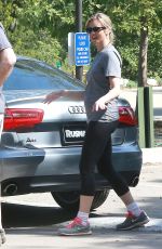 AMY SMART Out Hiking at Treepeople in Beverly Hills