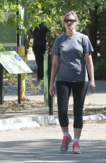 AMY SMART Out Hiking at Treepeople in Beverly Hills