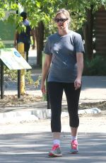 AMY SMART Out Hiking at Treepeople in Beverly Hills