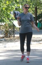 AMY SMART Out Hiking at Treepeople in Beverly Hills