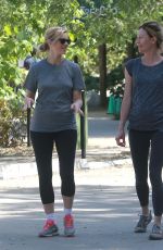 AMY SMART Out Hiking at Treepeople in Beverly Hills