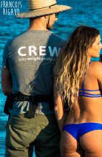 ANASTASIA ASHLEY iN Bikini on the Set of a Photoshoot in Florida