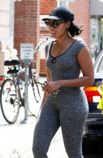 ANGELA SIMMONS Out for Juice in Beverly Hills