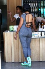 ANGELA SIMMONS Out for Juice in Beverly Hills