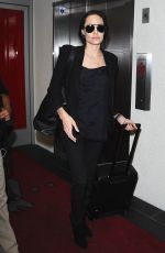 ANGELINA JOLIE at Los Angeles International Airport 04/25/2015
