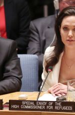 ANGELINA JOLIE at Women in the World Summit in New York