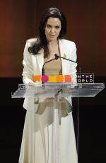 ANGELINA JOLIE at Women in the World Summit in New York