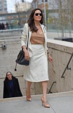 ANGELINA JOLIE Leaves Lincoln Center in New York 04/24/2015