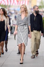 ANJA RUBIK Leaves Her Hotel in Warsaw