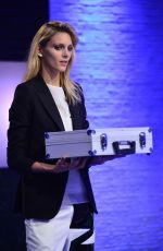 ANJA RUBIK on the Set of TVN Television Show Project Runway
