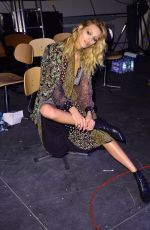 ANJA RUBIK on the Set of TVN Television Show Project Runway