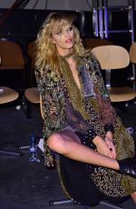 ANJA RUBIK on the Set of TVN Television Show Project Runway