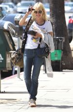 ANNA FARIS in Jeans Out and About in Los Angeles