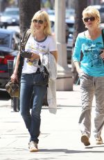 ANNA FARIS in Jeans Out and About in Los Angeles