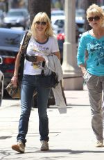 ANNA FARIS in Jeans Out and About in Los Angeles