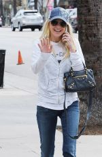 ANNA FARIS in Jeans Out in Studio City 04/23/2015