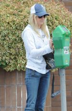 ANNA FARIS in Jeans Out in Studio City 04/23/2015