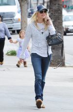 ANNA FARIS in Jeans Out in Studio City 04/23/2015