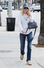 ANNA FARIS in Jeans Out in Studio City 04/23/2015