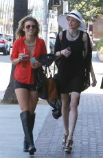 ANNALYNNE, ANGEL and RACHEL MCCORD Out in Los Angeles