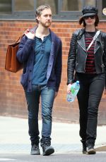 ANNE HATHAWAY and Adam Shulman Out and Abou in New York 04/26/2015