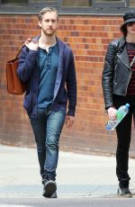 ANNE HATHAWAY and Adam Shulman Out and Abou in New York 04/26/2015