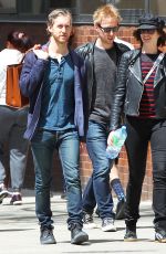 ANNE HATHAWAY and Adam Shulman Out and Abou in New York 04/26/2015