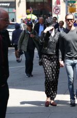 ANNE HATHAWAY and Adam Shulman Out and About in New York 04/19/2015