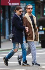 ANNE HATHAWAY and Adam Shulman Out and About in New York